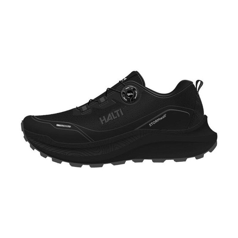 Svart Halti Rapid Freelock sneaker med BOA-system och stickad mesh
