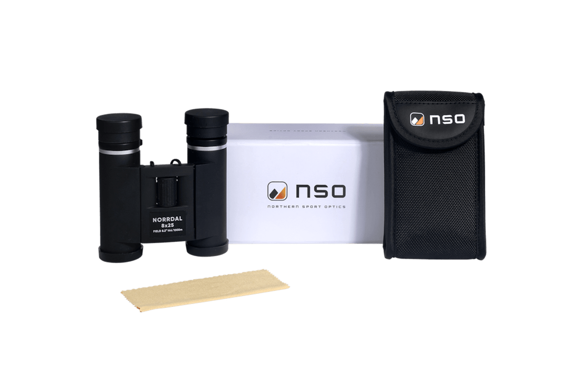 NSO Norrdal kikare paket med box, lock och duk