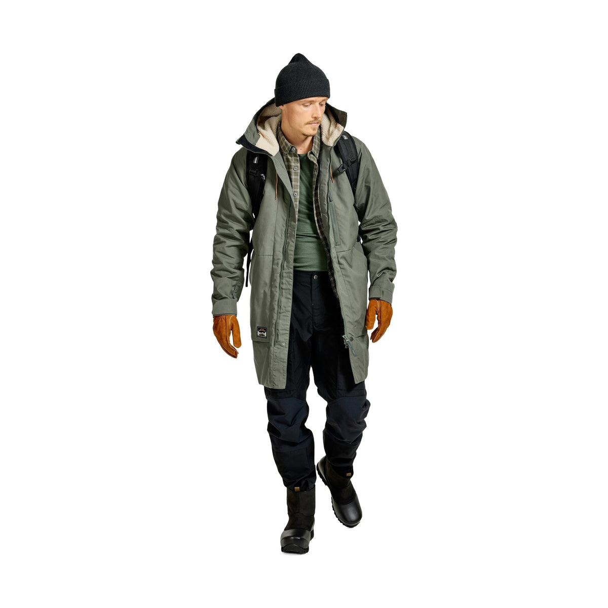 Knak Pile Parka Herr