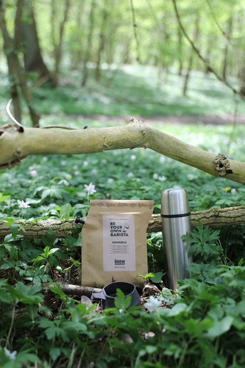 Kaffe Brazil Coffeebrewer påse med fältutrustning