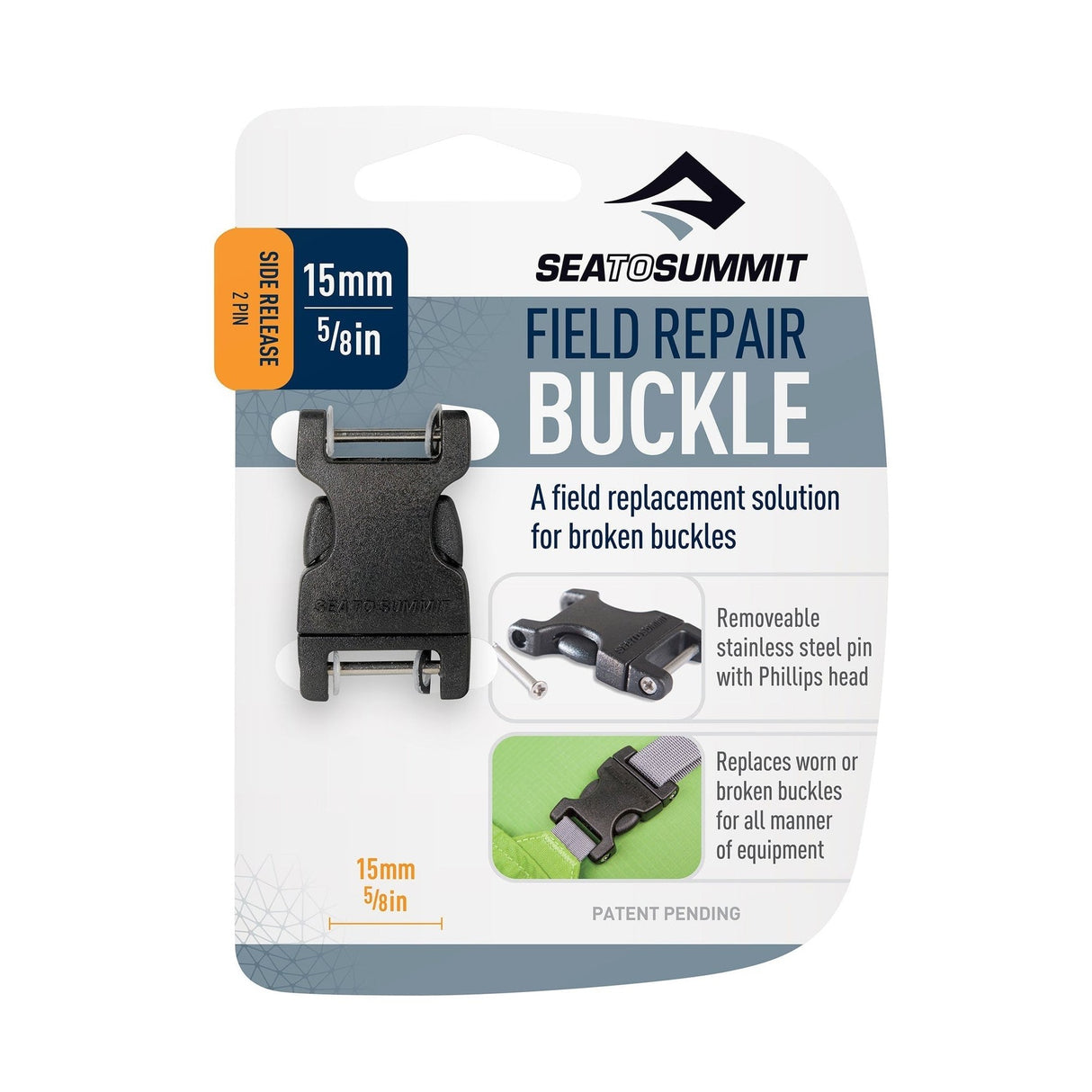 Field Repair Buckle Side Release 2 Pin