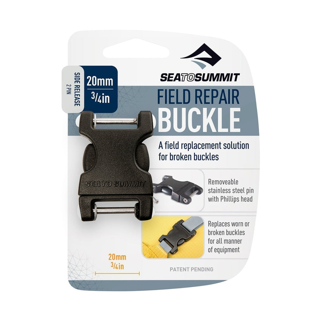 Field Repair Buckle Side Release 2 Pin