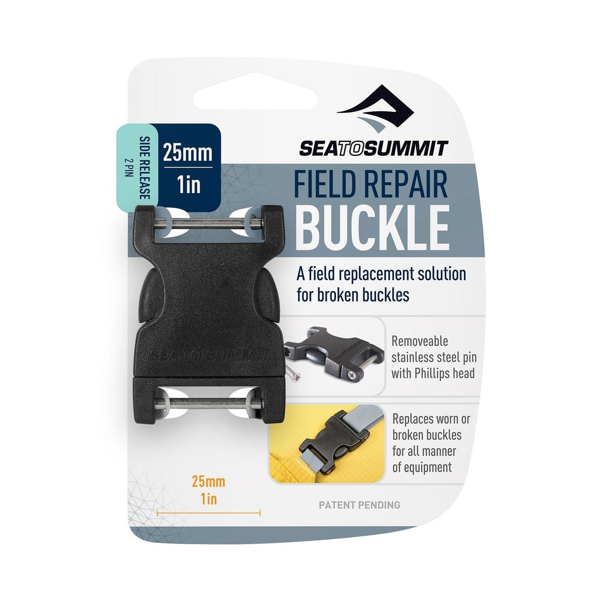 Field Repair Buckle Side Release 2 Pin