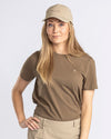 3-pack T-shirt Dam Pinewood Green/H.Brown/Khaki