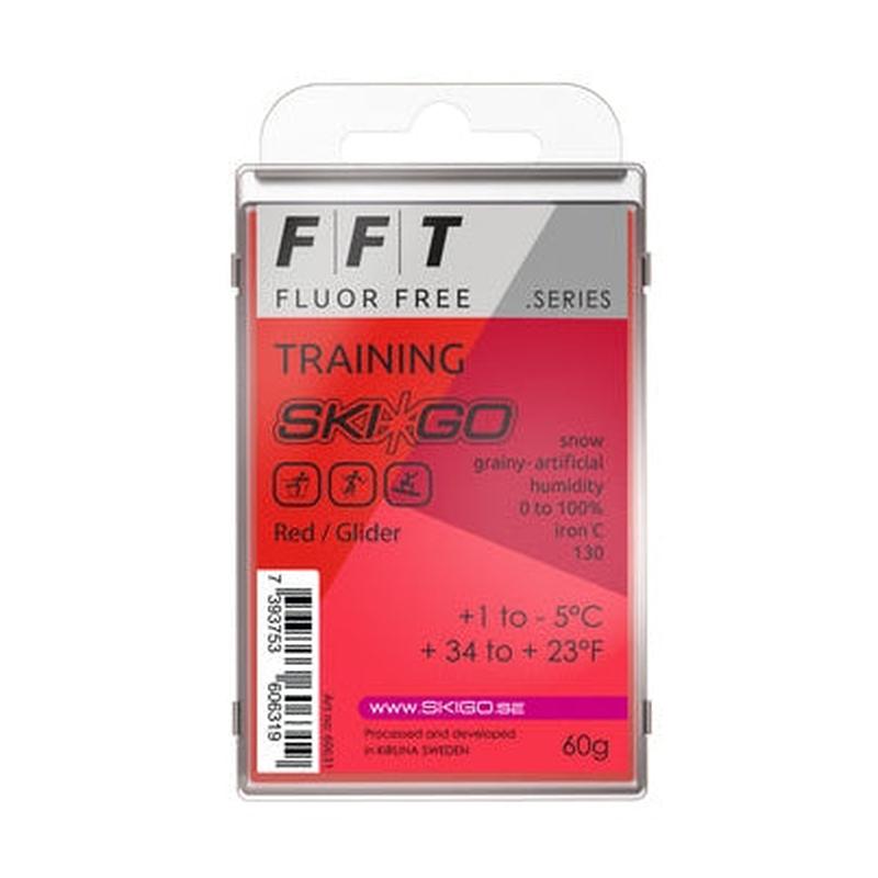 FFT Glider Red glidvalla i transparent förpackning, 60g