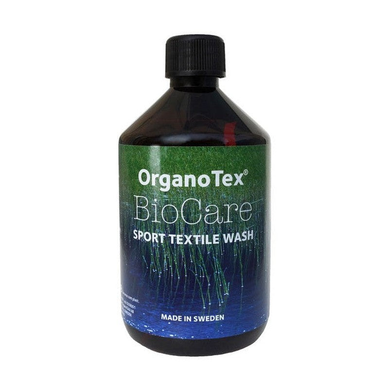 OrganoTex BioCare tvättmedel för funktionskläder 500ml i mörkbrun flaska