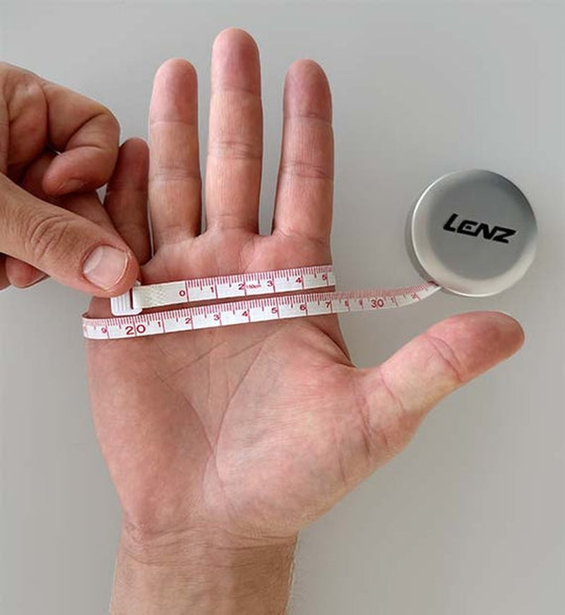 Mätanvisning för Lenz värmehandske storlek