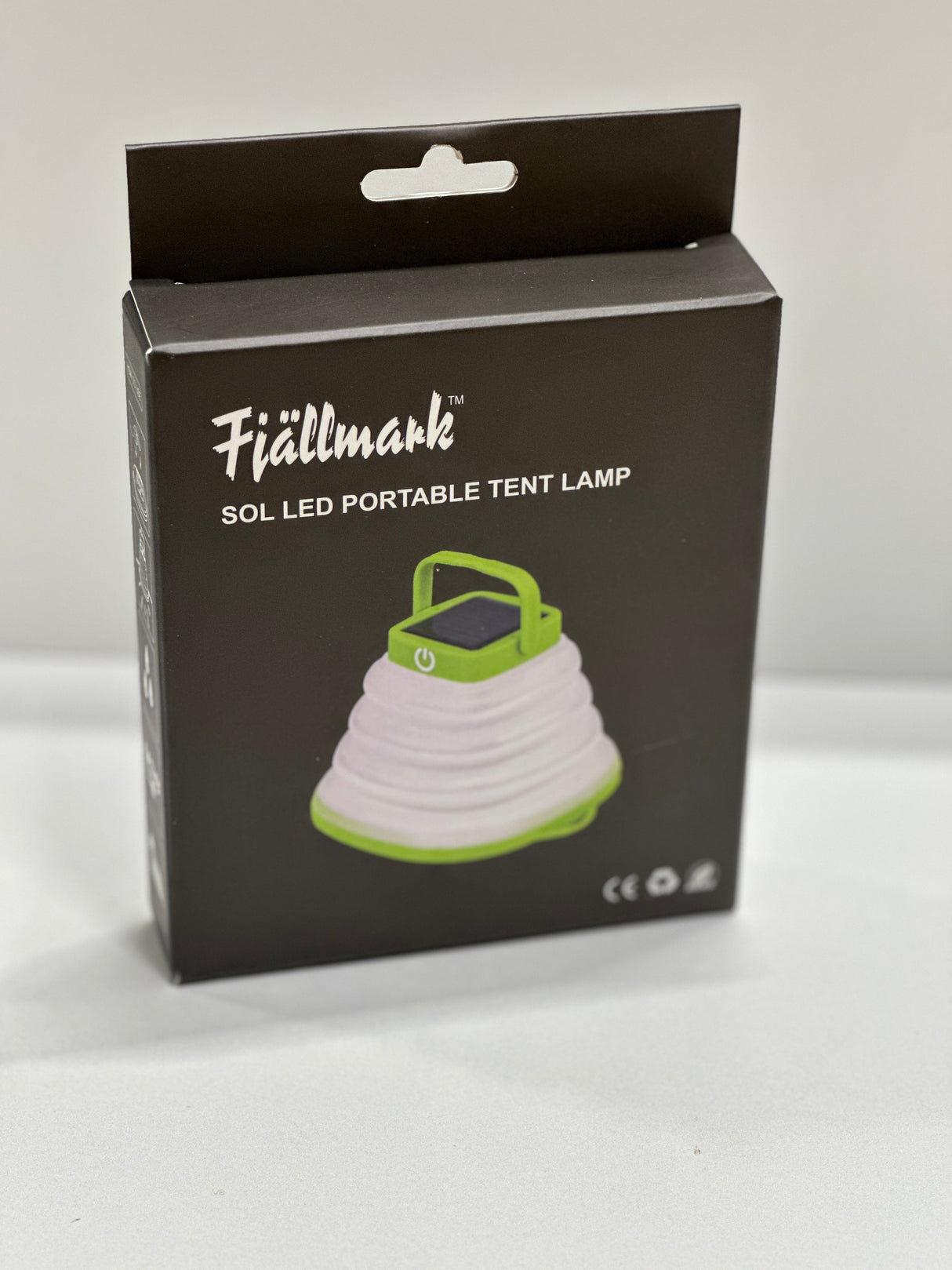 Sol LED ihopfällbar tältlampa