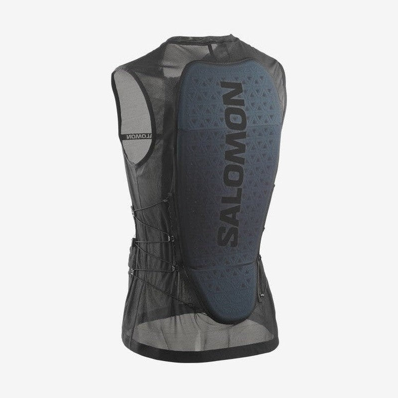 Salomon Flexcell Pro ryggskydd svart med ventilering och skyddspad