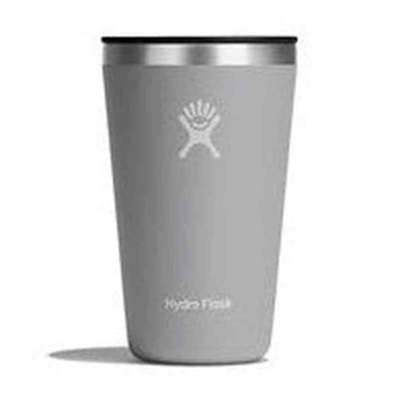 Grå Hydro Flask termosmugg med matt yta och Press-In lock