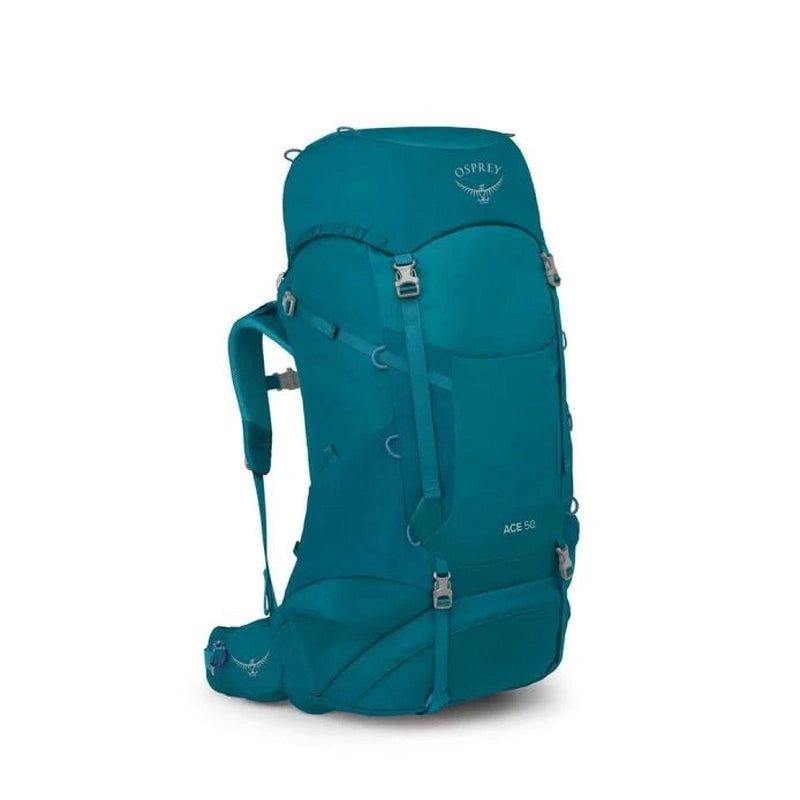 Teal Osprey Ace 50 i trekvartsprofil med synlig axelrem och profil