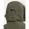 Erika Parka 3 Deep Green Hood Rear