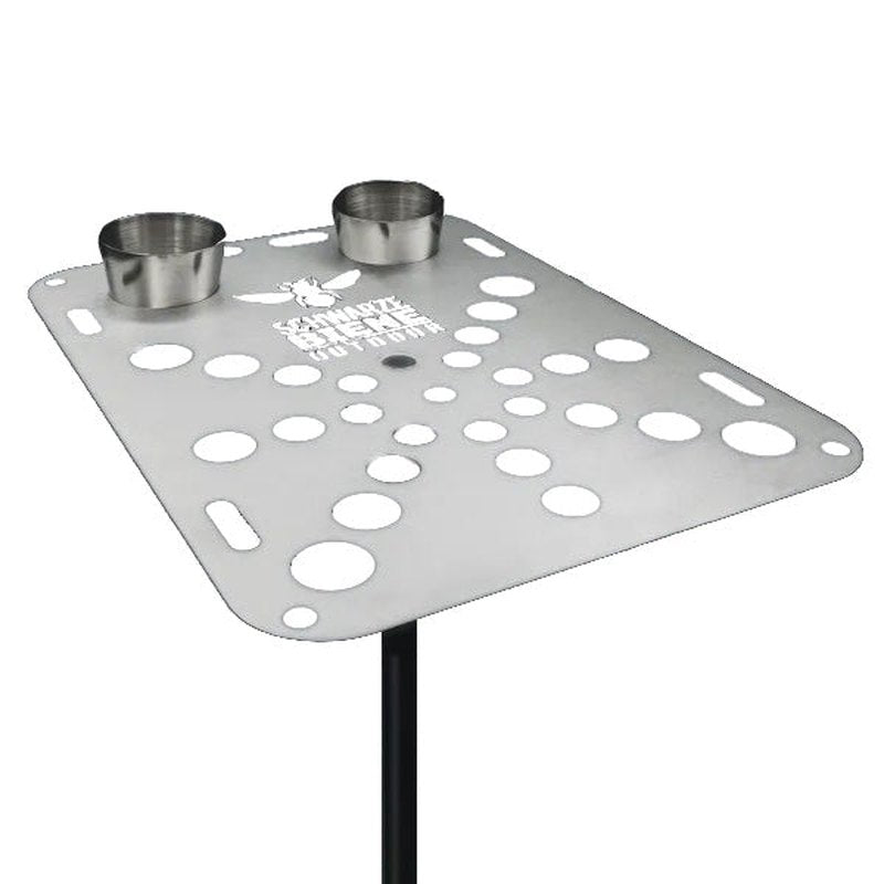 Schwarze Biene Best Buddy campingbord i aluminium med kopp hållare