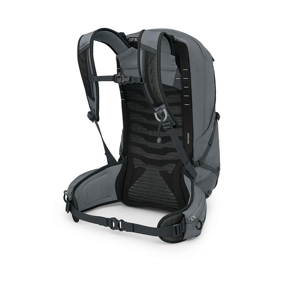 Grå Osprey Talon 22 ryggsäck med AirScape™-bärsystem och mesh