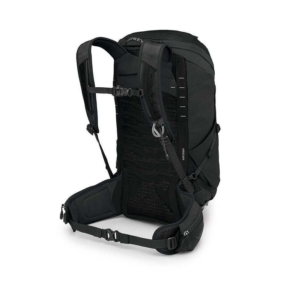 Svart Osprey Talon 26 ryggsäck AirScape ryggstöd