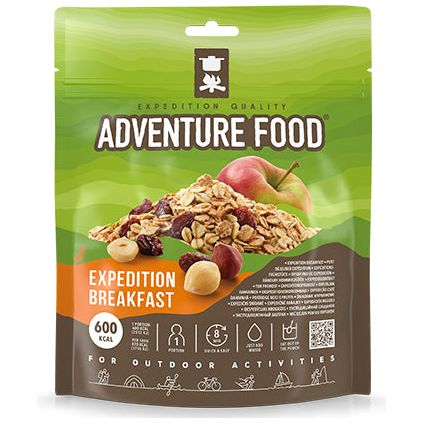Adventure Food Expedition Breakfast frystorkad havregrynsgröt med hasselnötter och russin