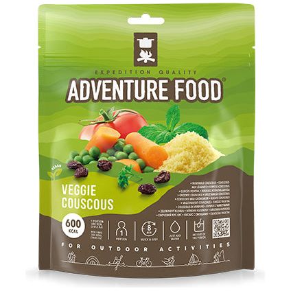 Veggie Couscous frystorkad mat förpackning med grönsaker och couscous