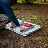 Campingbord med 4 pallar