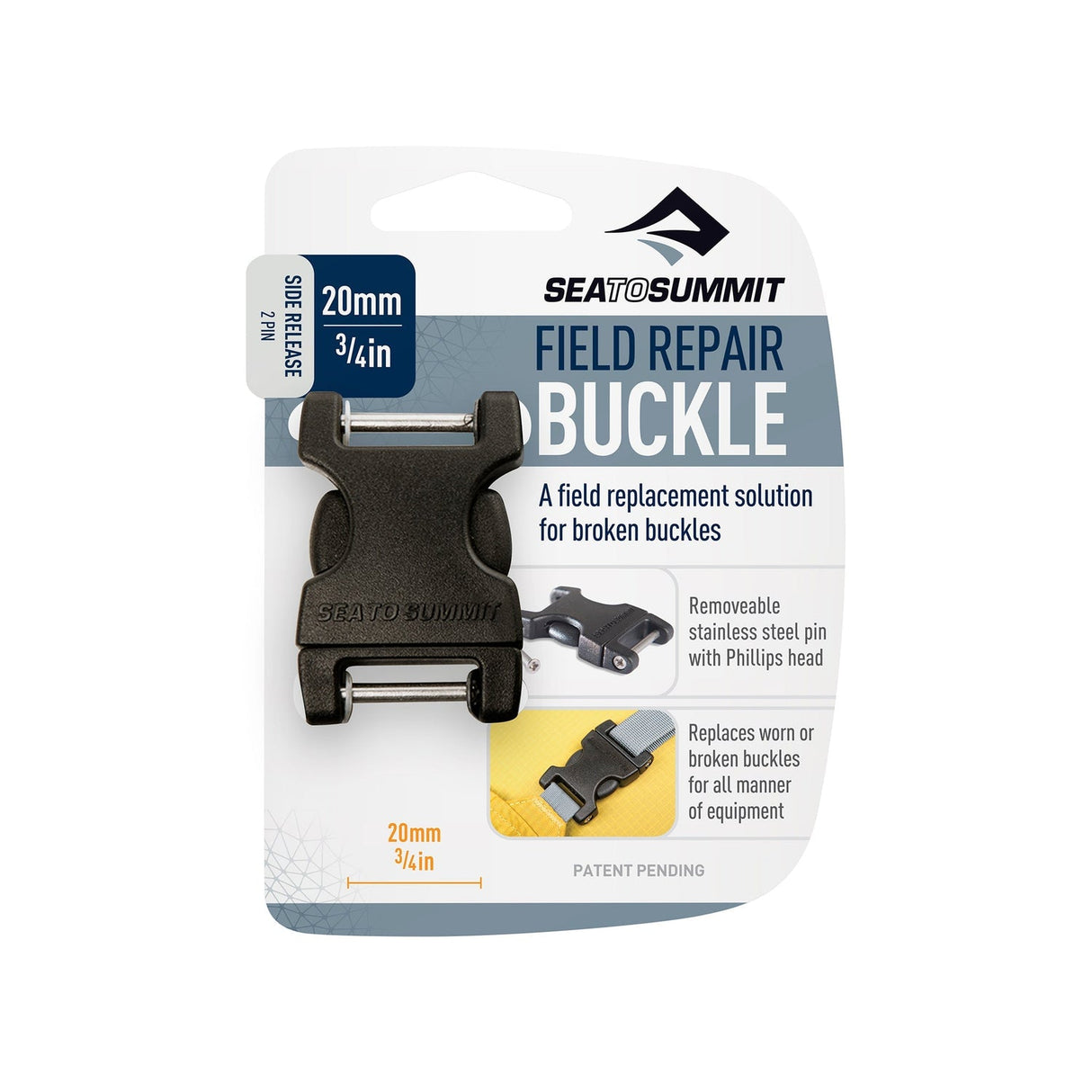 Field Repair Buckle Side Release 2 Pin
