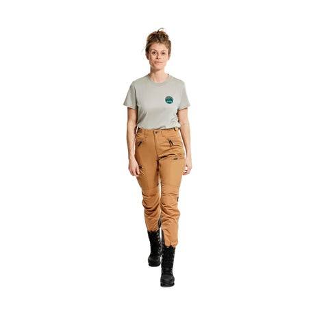 Makke High Waist Curved Vandringsbyxa Dam
