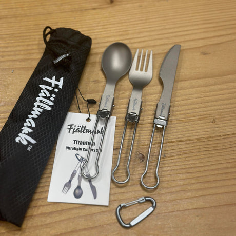 Ultralätt bestick-set i titan