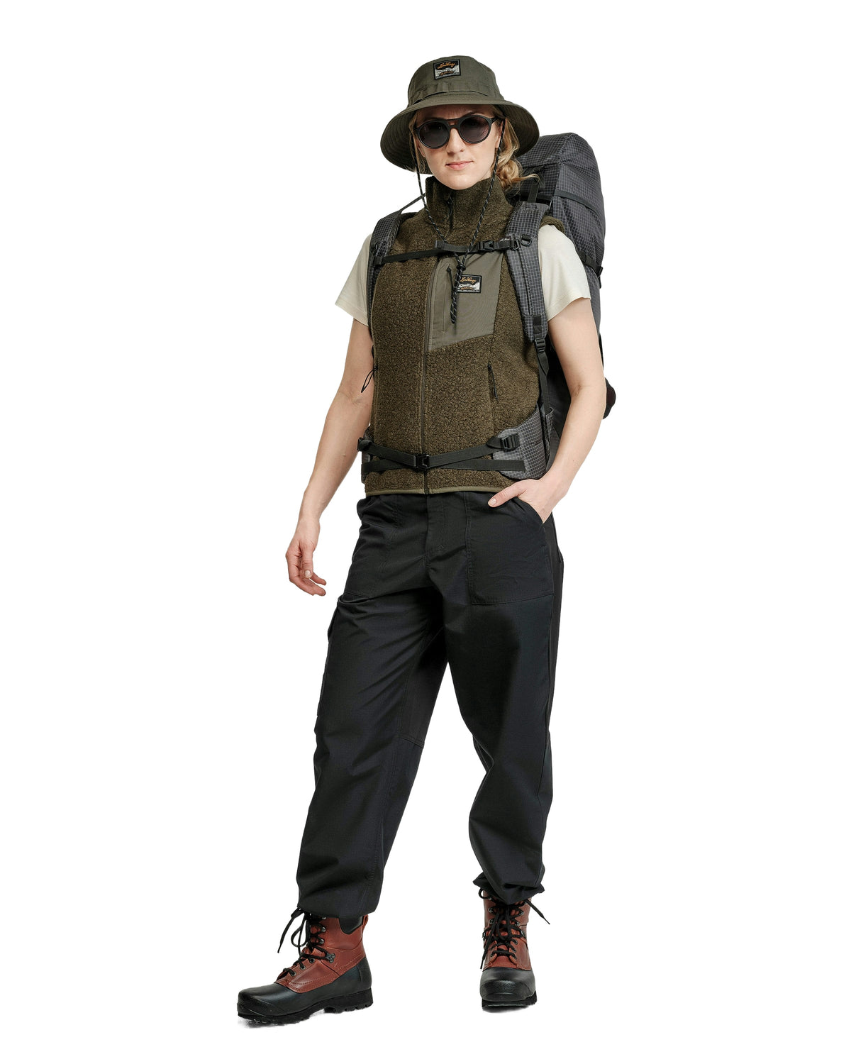 Flok Wool Pile Vest Dam