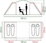 Spruce Falls Campingtält 4p
