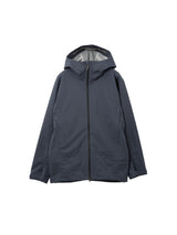 Mörkgrå Houdini Ride Jacket II skaljacka för herrar med huva och bröstficka