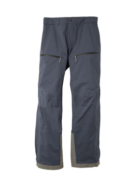 Mörkgrå Houdini Ride Pants II skalbyxor framsida med logotyp