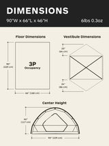 Tungsten 3p Kupoltält