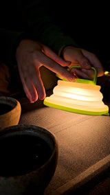 Sol LED ihopfällbar tältlampa