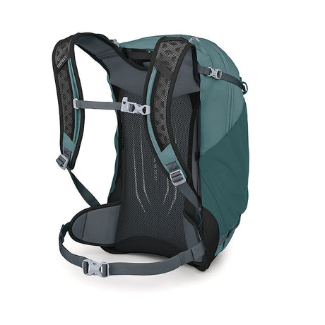Bakvyt av Osprey Hikelite 26 med ventilerande AirSpeed-meshpanel