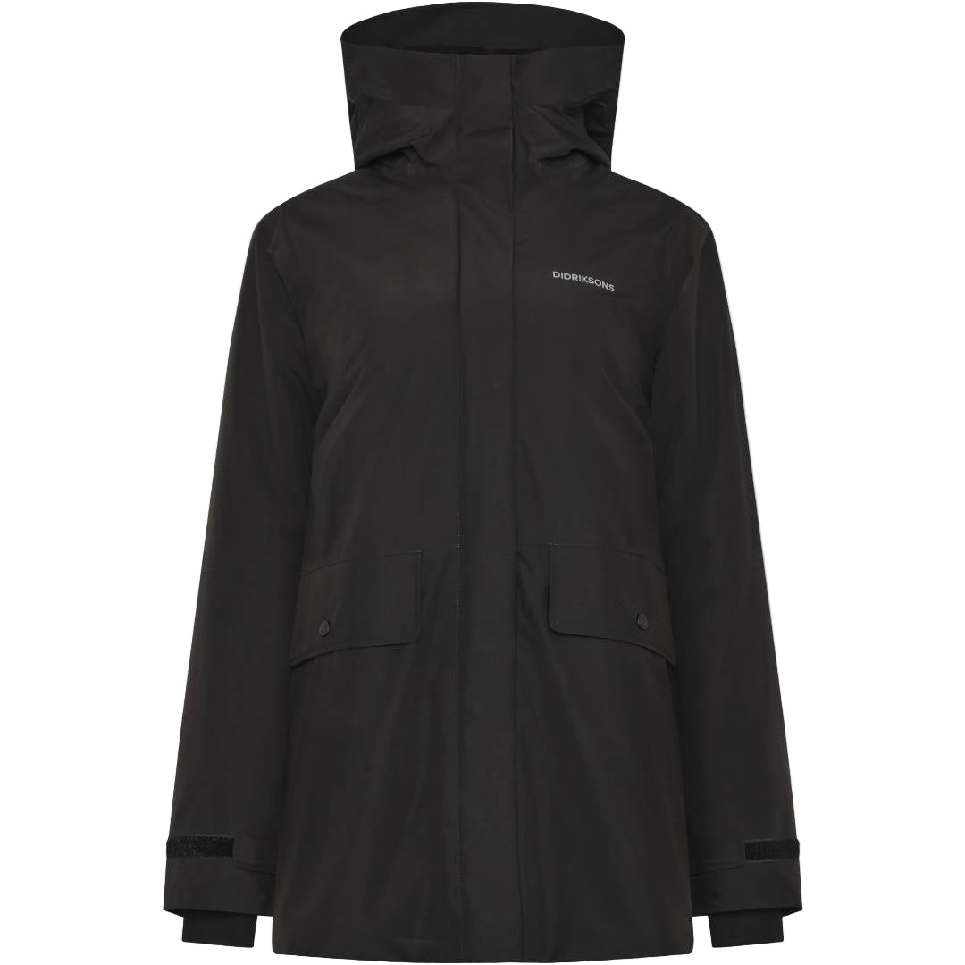 Tuva Womens Parka Black Front2
