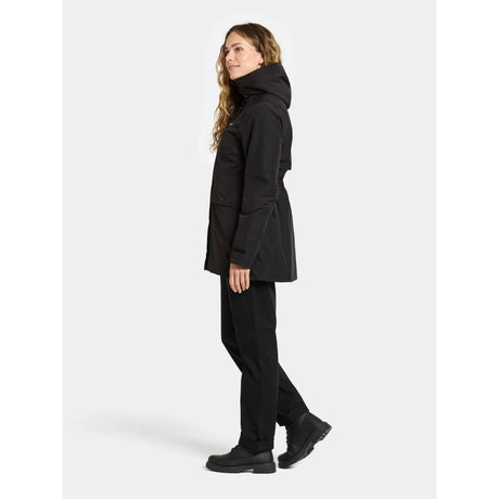 Tuva Womens Parka Black Left1