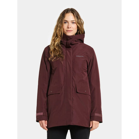 Tuva Womens Parka Old Rust Front1