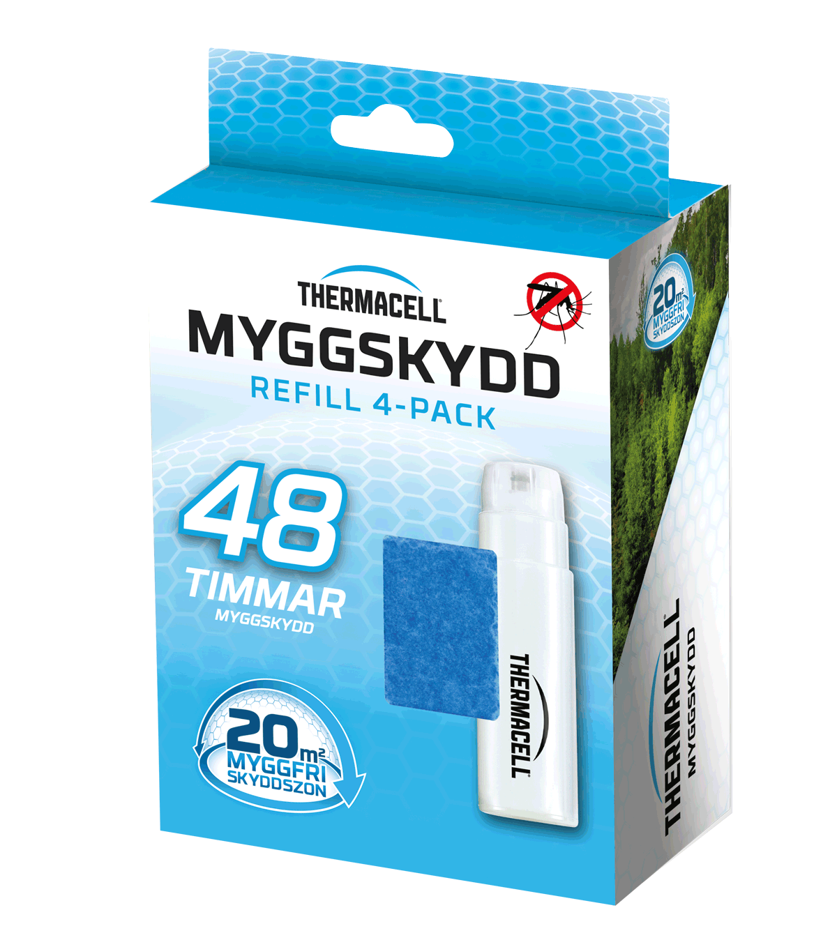 Myggskydd Refill 4-Pack